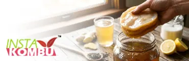 SCOBY-fermented kombucha powder